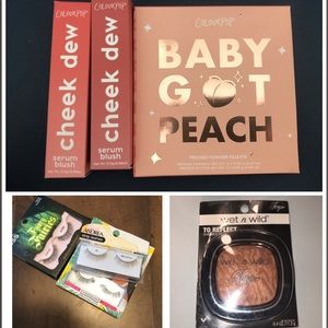 Peach Colourpop Bundle NIB🍑+FREE stuff